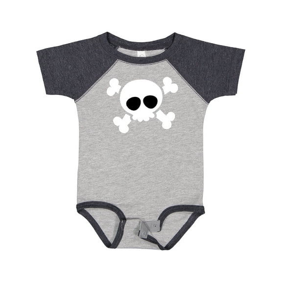 Inktastic Skull Design Boys or Girls Baby Bodysuit