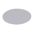 thumbnail image 2 of Abbracc Fitted Table Cloth Water Resistance Dinner Table Cover Gray 80cm, 2 of 9