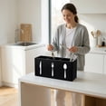 thumbnail image 6 of Three-Compartment Cutlery Storage Box Countertop Kitchen Organizer for Utensils Drawer Cabinet, 6 of 7