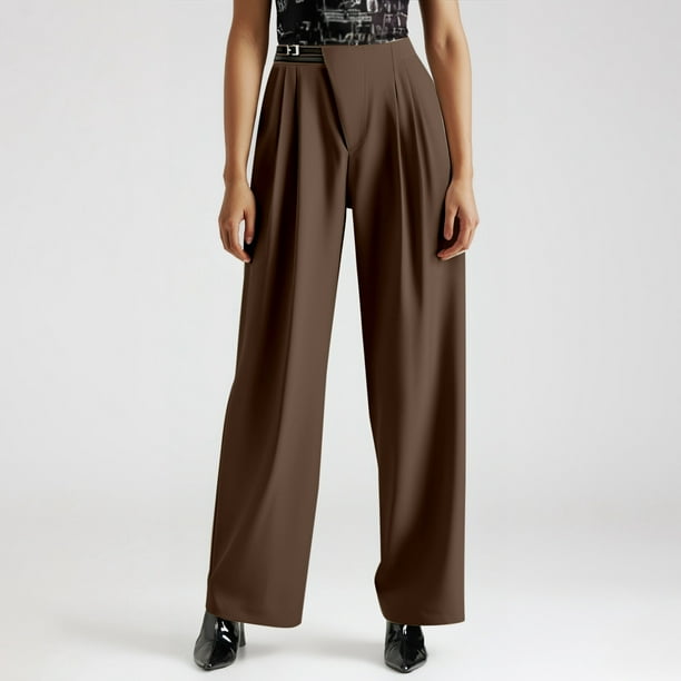 WILLBEST Pantalones Deportivos Ligeros con Forro para Mujer, de Pierna Recta y Ancha, para Entrenamientos y Comodidad Diaria, con Bolsillos. Extra Grande