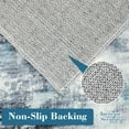 thumbnail image 6 of Garvee 5'x7' Modern Abstract Area Rugs Marble Design Accent Carpet, Distressed Print Rug Washable Rug with Non-Slip Backing Ultra-Soft Low Pile Indoor Rug for Living Room Bedroom Office, Blue, 6 of 8
