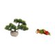 thumbnail image 5 of Colección De Bonsáis Con Vegetación, Estatua Decorativa De Resina De José, Centro De Mesa Con Planta Artificial Y Escultura De José Durmiente Para Exhibición De Mesa., 5 of 8