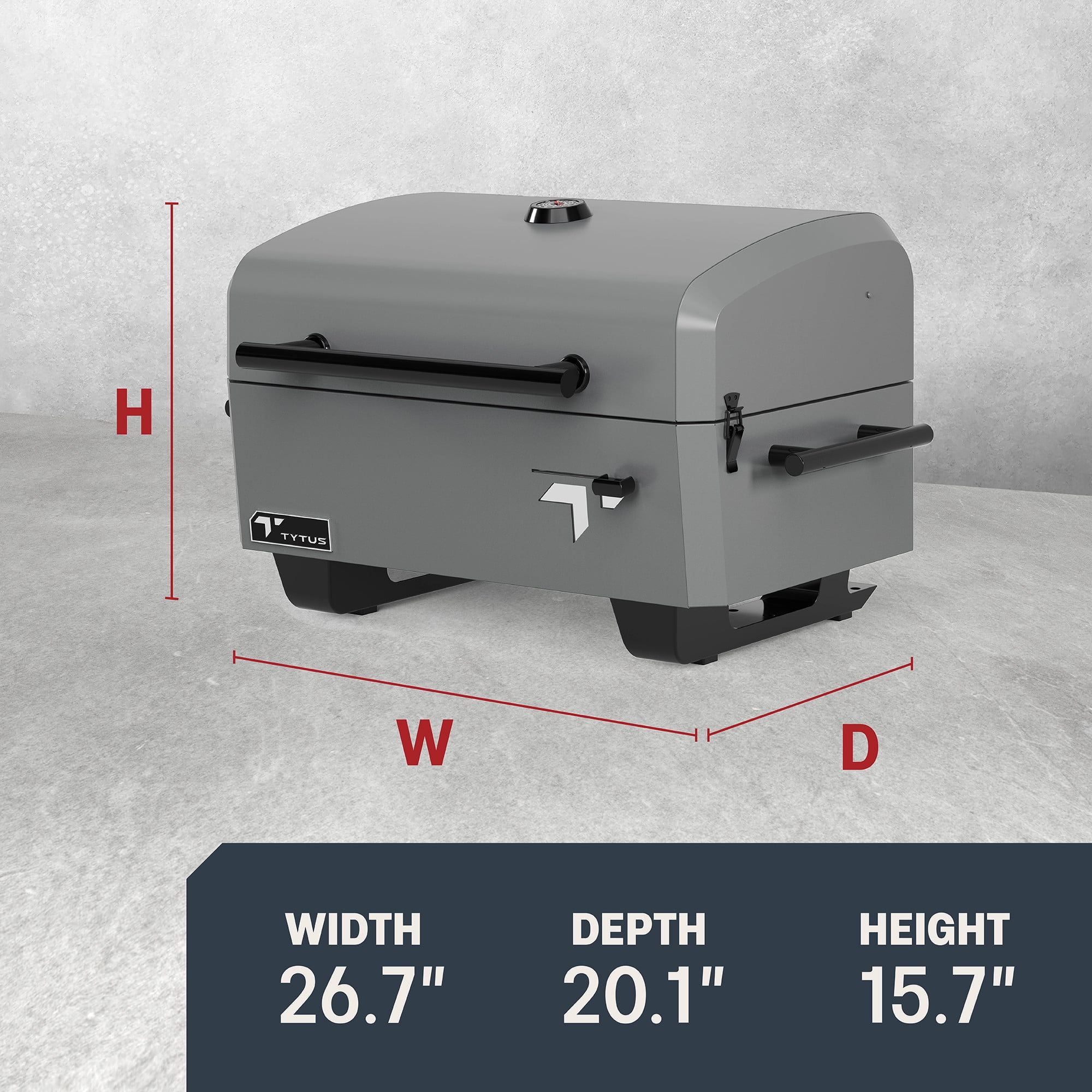TYTUS Emberwood Charcoal Grill with Cover