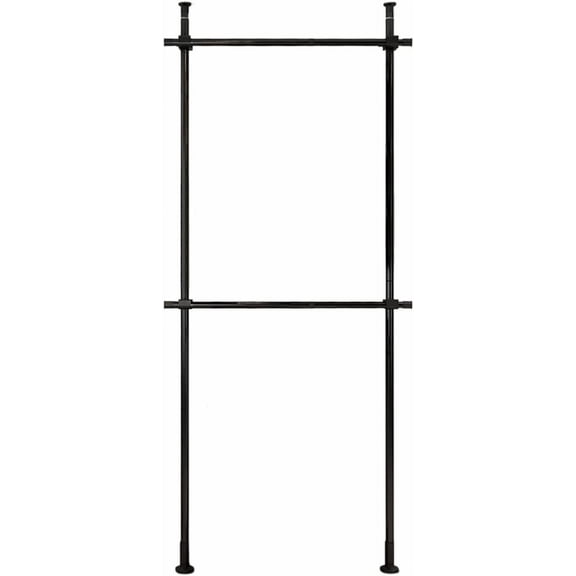 YIYIBYUS Garment Rack Heavy Duty Clothing Rack Clothes Rack for Hanging Clothes Metal Freestanding Portable Closet Wardrobe Closet Organizer System for Bedroom
