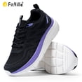 thumbnail image 2 of FitVille-zapatos informales anchos para caminar para mujer, zapatillas ligeras de suela gruesa para pies hinchados, alivia el dolor de punta, 2 of 5