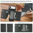 thumbnail image 3 of TECH CIRCLE for iPhone 17 Air Retro Business Leather Wallet Case, Detachable Magnetic Card Holder Separate Premium Leather Slim Drop-Resistant Support Wireless Charging Cover,Black, 3 of 8