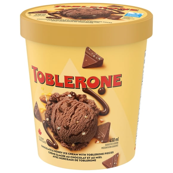 Crème glacée NESTLÉ Toblerone, contenant de 450 ml E-NESTLE TOBLERONE CONTENANT