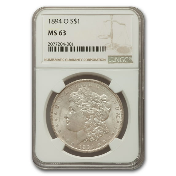 1894-O Morgan Dollar MS-63 NGC