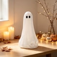 thumbnail image 5 of Halloween Large Ghost With Bow Tabletop Decoration,Ghost Figurine Ornament Indoor Halloween Home Decor, Seasonal Table Ornament Halloween Party Decor, 5 of 9
