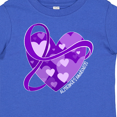 thumbnail image 4 of Inktastic Alzheimers Awareness Purple Ribbon Around Heart Boys or Girls Baby T-Shirt, 4 of 5