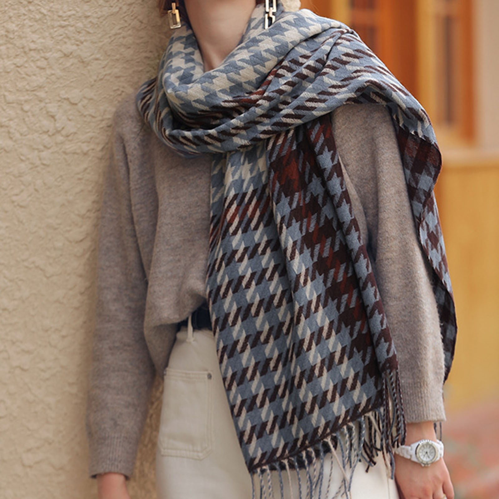 Christmas Gifts, Womens Long Plaid Blanket Chunky Zambia Ubuy