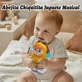 thumbnail image 3 of Dancing Bee Toy with Music LED Lights,Interactive BabyToy for Crawling & Sensory Play,Abejita Chiquitita De Plim Juguete,Support Bluetooth Connection,Safe Chewable Wings for Infants(Bluetooth Model-a, 3 of 7