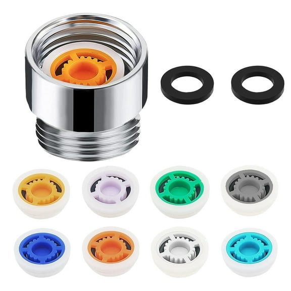 Qilidiba Set of 11 Shower Shower Flow Restrictor, Water Saving Insert, Flow Restrictor, for Shower, Water-Saving Shower Head