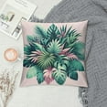 thumbnail image 2 of GOSMITH  Pillows for Couch Tropical Leaves Summer Palm Leaf Hawaii California Tree Jungle Pillows Cover Jungle Palm Leaves Oblong Cushion Cover Pillow with Zipper Soft Cozy for Bedroom, 2 of 5