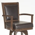 thumbnail image 2 of Hillsdale Ambassadeur 30" Tabouret de Bar à Bras Pivotant en Cerise Riche, 2 of 8