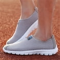 thumbnail image 2 of Womens Breathable Sneakers Lightweight Slip On Walking Shoes Non Slip Athletic Running Shoes, 2 of 2