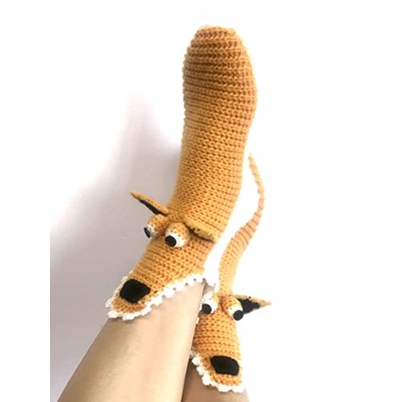 

Funny Christmas Animal Knit Socks Winter Warm for Women Men