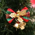 thumbnail image 3 of Arco de árbol de Navidad de 1 a 10 piezas, adornos de campana, 4 tipos mezclados, lazos de jardín para el hogar, decoración de fiesta de Navidad/boda, 3 of 4