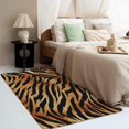 thumbnail image 3 of Tiger Print Rug 5x7-5x6 Rug - Tiger Print Rug - Tiger Stripe Area Rug - Tiger Skin Rugs - Wild Animal Print Carpet, 3 of 7