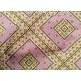 thumbnail image 4 of oneOone Organic Cotton Voile Fabric Diamond|Triangle & Check Geometric Print Fabric BTY 42 Inches Wide, 4 of 4