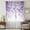 Purple, variant on Orange Eucalyptus Leaves Sheer Curtains 96 Inches Long, Spring Floral Summer Botanical Light Filering Curtains, Privacy Drapes Simi Floor to Veiling Curtain for Living Room Large Window Treatment