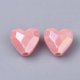 thumbnail image 2 of Opaque Acrylic Beads AB Color Plated Faceted Heart Mixed Color 13x13x7.5mm Hole: 2.5mm, 2 of 2