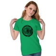 thumbnail image 3 of Wave Compass Ocean Sea Spiritual Womens Fitted Plus Size Graphic Tee Brisco Brands 2X, 3 of 5