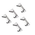 thumbnail image 2 of Bewildely Paquete de 5 ganchos para toallas, acero inoxidable, gran capacidad de carga, colgador de toallas de acero inoxidable multiusos Juegos de accesorios de baño verdaderas cualidades, 2 of 6