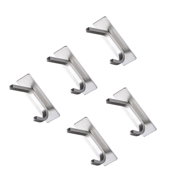 Monstrate 5 unids/set colgador de toallas de acero inoxidable prevención de la corrosión soporte de carga fuerte Juegos de accesorios de baño verdaderas cualidades