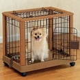 thumbnail image 3 of Richell Mobile Dog Playpen, Autumn Matte, Small, 25.20"L x 18.10"W x 22.40"H, 3 of 5