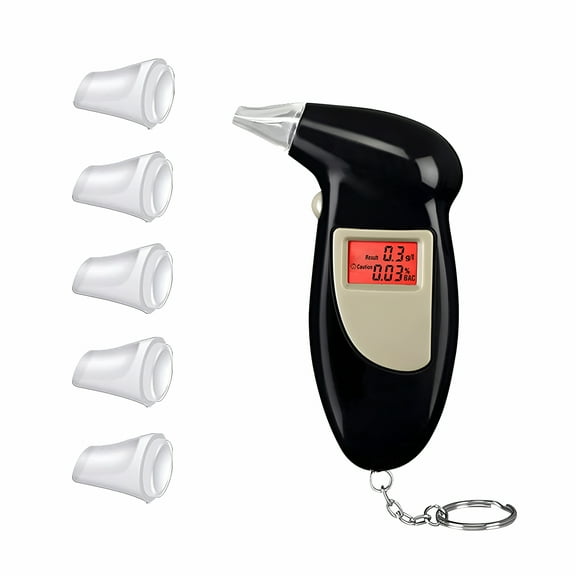 GJX Breathalyzer,Personal Alcohol Breathalyzer,Portable Keychain Alcohol Tester,Alcohol Tester,Personal Alcohol Breathalyzer,Professional Breathalyzer