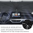 thumbnail image 4 of shiyou-Car Windshield Sunshade Umbrella, 57"×34" Large Windshield Sun Shade with 360° Rotation Bendable Handle, Retractable Sunshade Umbrella for Front Window, Car Accessories, 4 of 4