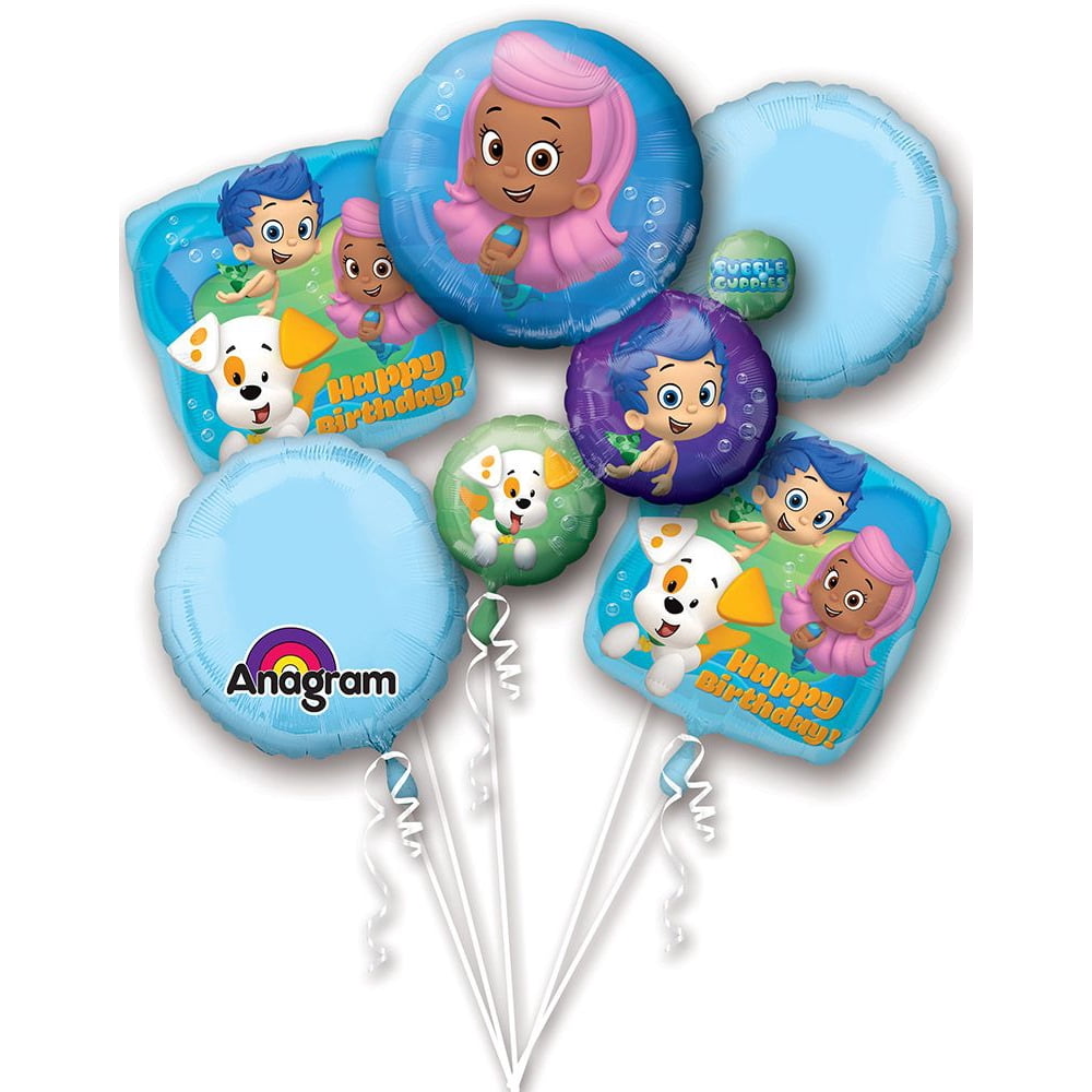 Bubble Guppies Balloon Bouquet (Each) Party Supplies