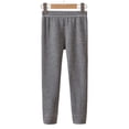 thumbnail image 2 of Generic Girl's Warm Lined Stretchy Tights Leggings Children's Thermal Pants Full Length Trousers Soft and Comfotable（9-10 Years Gray）, 2 of 4