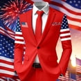 thumbnail image 2 of Men's Casual Blazer One Button Lightweight Sport Coats Slim Fit Suit Jacket with Pockets Plus Size Business Blazer, 2 of 5