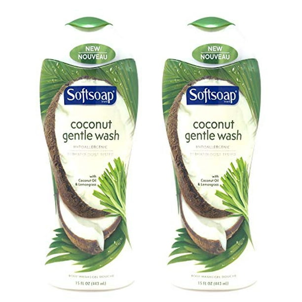 Softsoap Hypoallergenic Coconut Gentle Wash with Coconut Oil