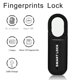 thumbnail image 5 of Candado con Huella Dactilar M01, Antirrobo, Cerradura de Puerta Inteligente, Sin Llave, Recargable por USB, Seguridad para el Hogar, Casillero de Bicicletas, Color Negro, 5 of 5