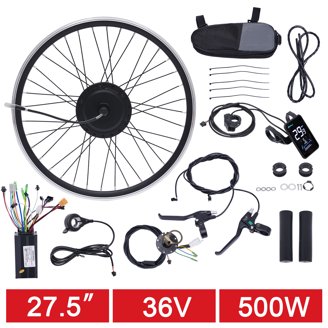 Kit Conversion Vélo électrique 26 Pouces JINPRDAMZ – Moteur 48V 1000W Avant, écran LCD, PAS Inclus – Roue En Alliage Alu