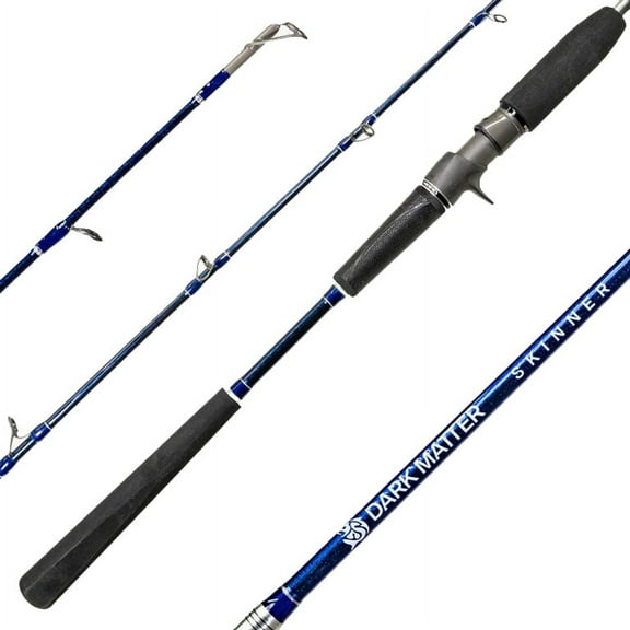 Dark Matter Skinner Jig & Bounce BAY Casting Rods Metallic Blue 6'6"