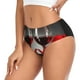 thumbnail image 2 of Balery Red Wine Rose Ropa Interior de Algodón para Mujer con Dibujo – Braguitas Cómodas y Elásticas, Estilo Clásico-3X-Large, 2 of 6