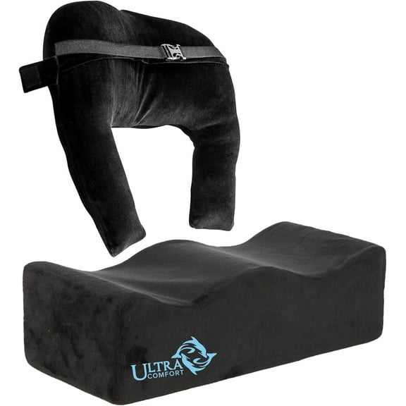 UltraComfort - BBL Pillow After Surgery - Brazilian Butt Lift Pillow After Surgery - BBL Pillow with Supportive Backrest Cushion for Post-op Sitting   Cover Bag - Butt Augmentation Recovery Pillow