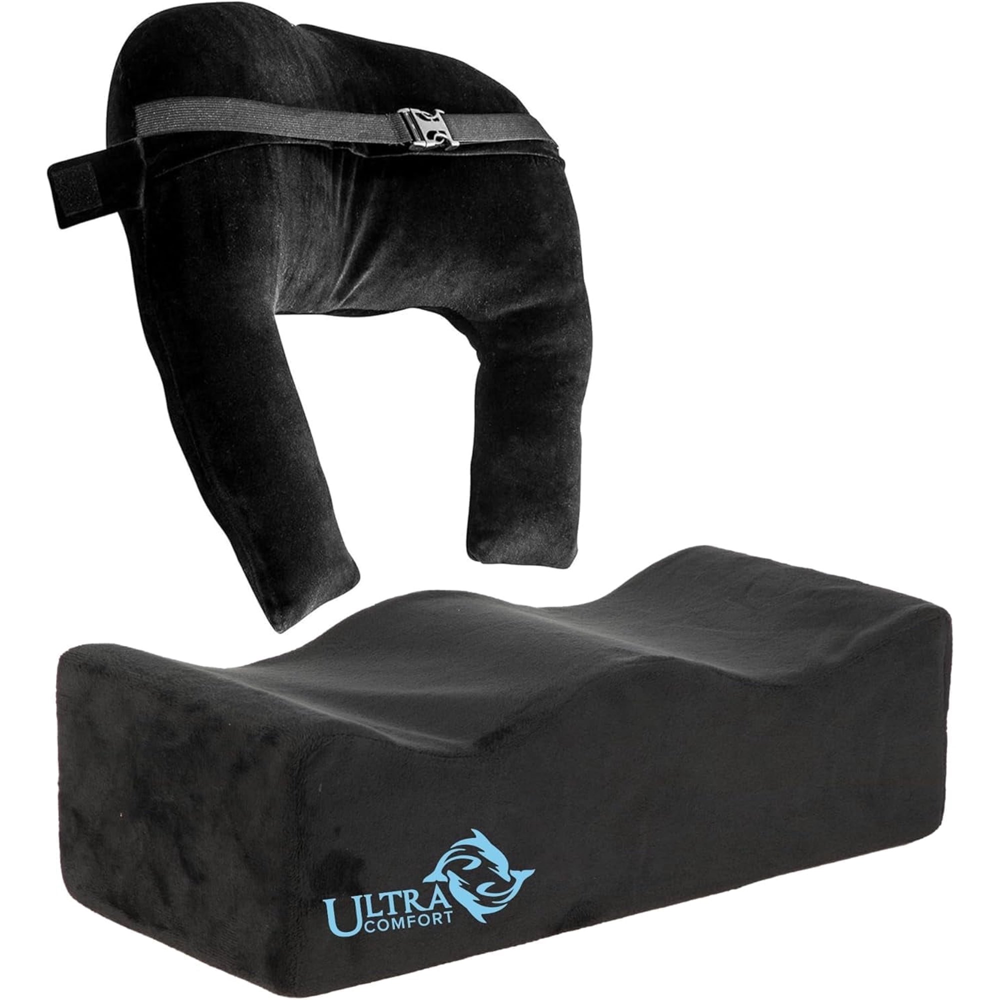 UltraComfort - BBL Pillow After Surgery - Brazilian Butt Lift Pillow After Surgery - BBL Pillow with Supportive Backrest Cushion for Post-op Sitting + Cover Bag - Butt Augmentation Recovery Pillow