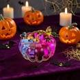 thumbnail image 5 of Vrorvz Glass Pumpkin Decoration Crystal Appearance with Light Transmission for Festive Ornaments Suitable for Home Office Holiday Decor and Gift Giving 2in Multicolor, 5 of 6