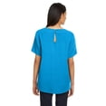 thumbnail image 2 of Devon & Jones Ladies' Perfect Fit™ Boat-Neck Blouse - Ocean Blue - Xl, 2 of 3