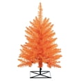 thumbnail image 1 of Pemberly Row 36" Plastic Fir Unlit Artificial Christmas Tree in Orange, 1 of 3