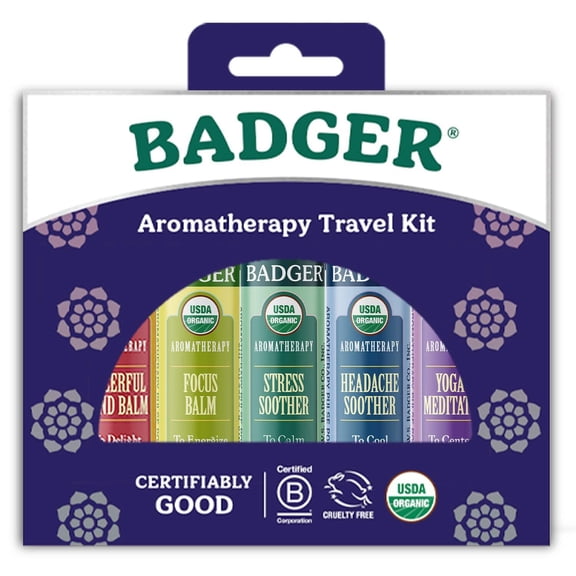 Badger - Aromatherapy Balm Stick Variety Pack (5 Pack)