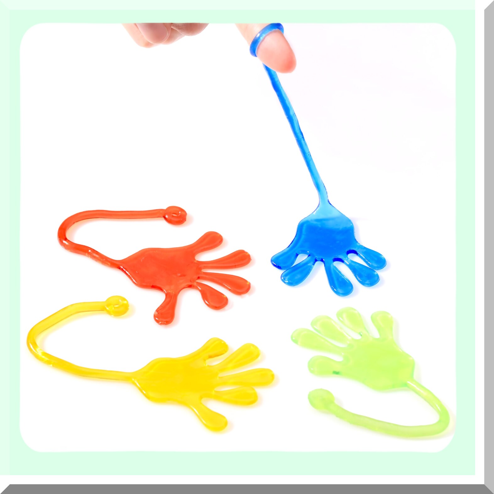 Stretchy Slappy Hands Party Pack 50 Pcs Bulk Sensory Toys for