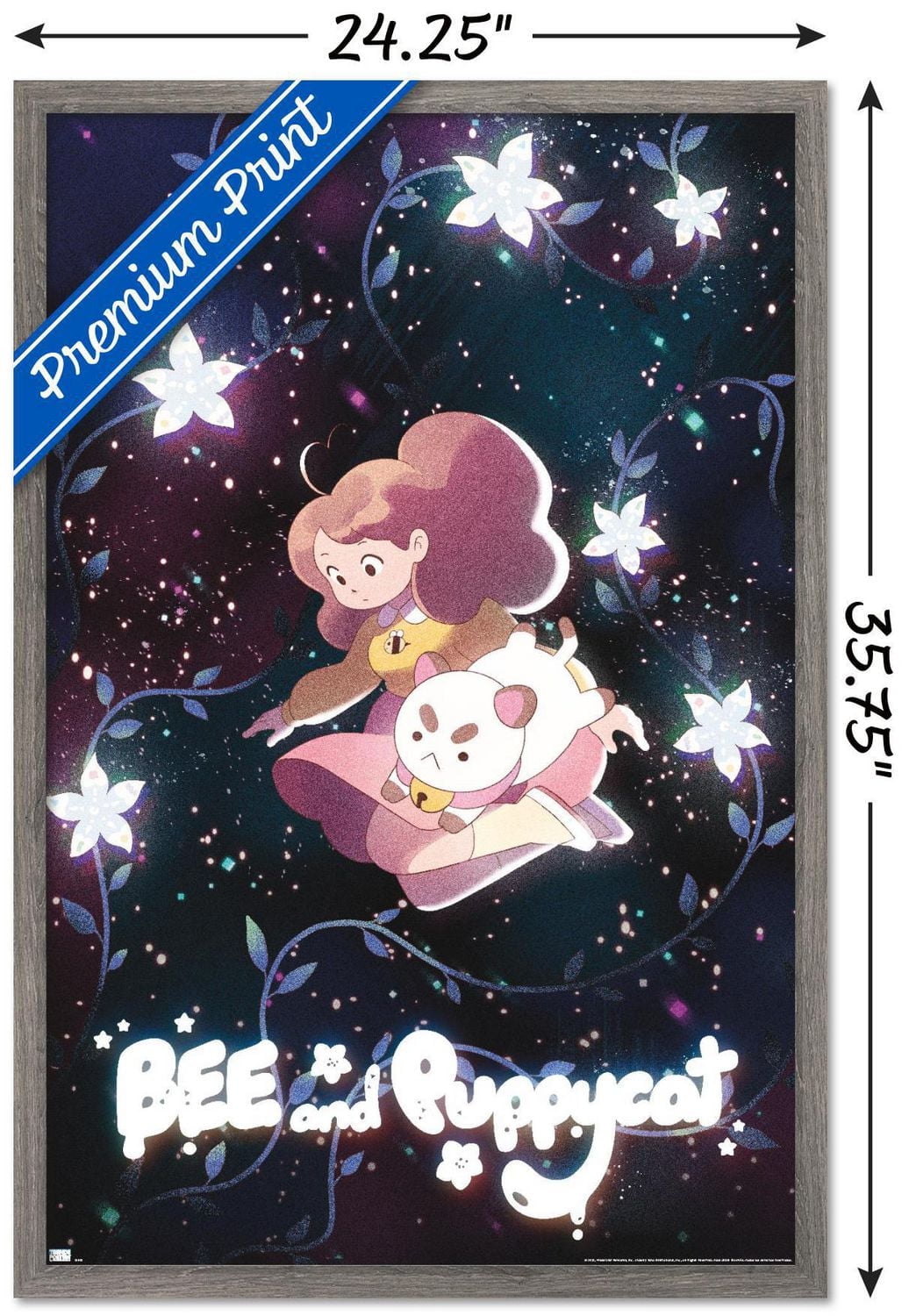Bee And Puppycat - Space Flowers Key Art Wall Poster