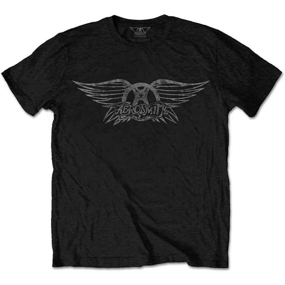 Aerosmith Unisex T-Shirt Vintage Logo (Small)