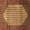 thumbnail image 1 of Ahgly Company Indoor Square Persian Brown Traditional Area Rugs, 7' Square, 1 of 4